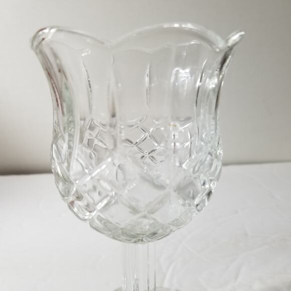 Homco  Made in the USA stemmed tulip chalice  (1.1165) - Picture 6 of 8
